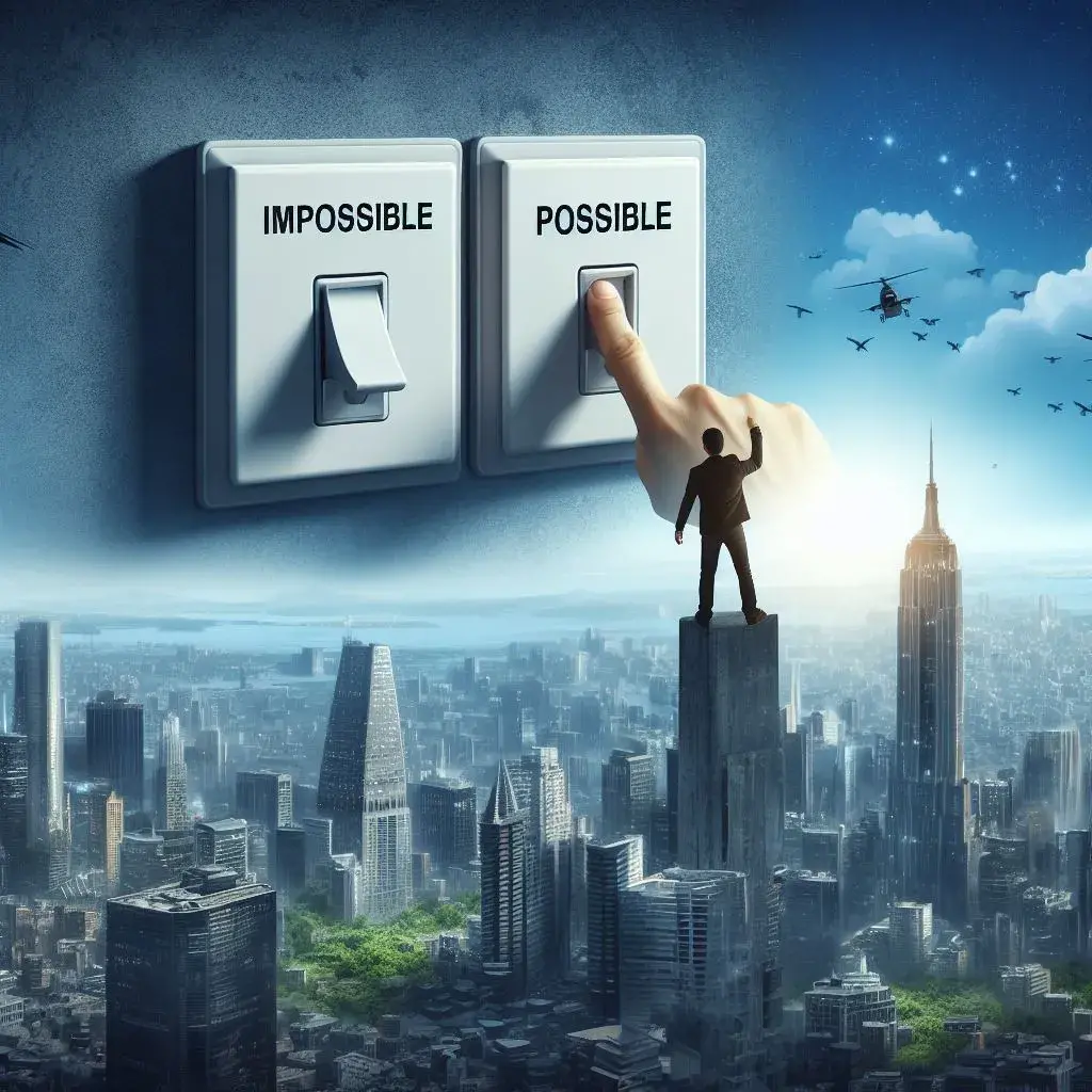 treat the word impossible as motivation